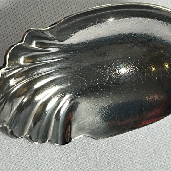 Vintage Rockford Sugar Spoon Rockport Silverplate S. P. Co 5 Star Line Flowers - Picture 7 of 11